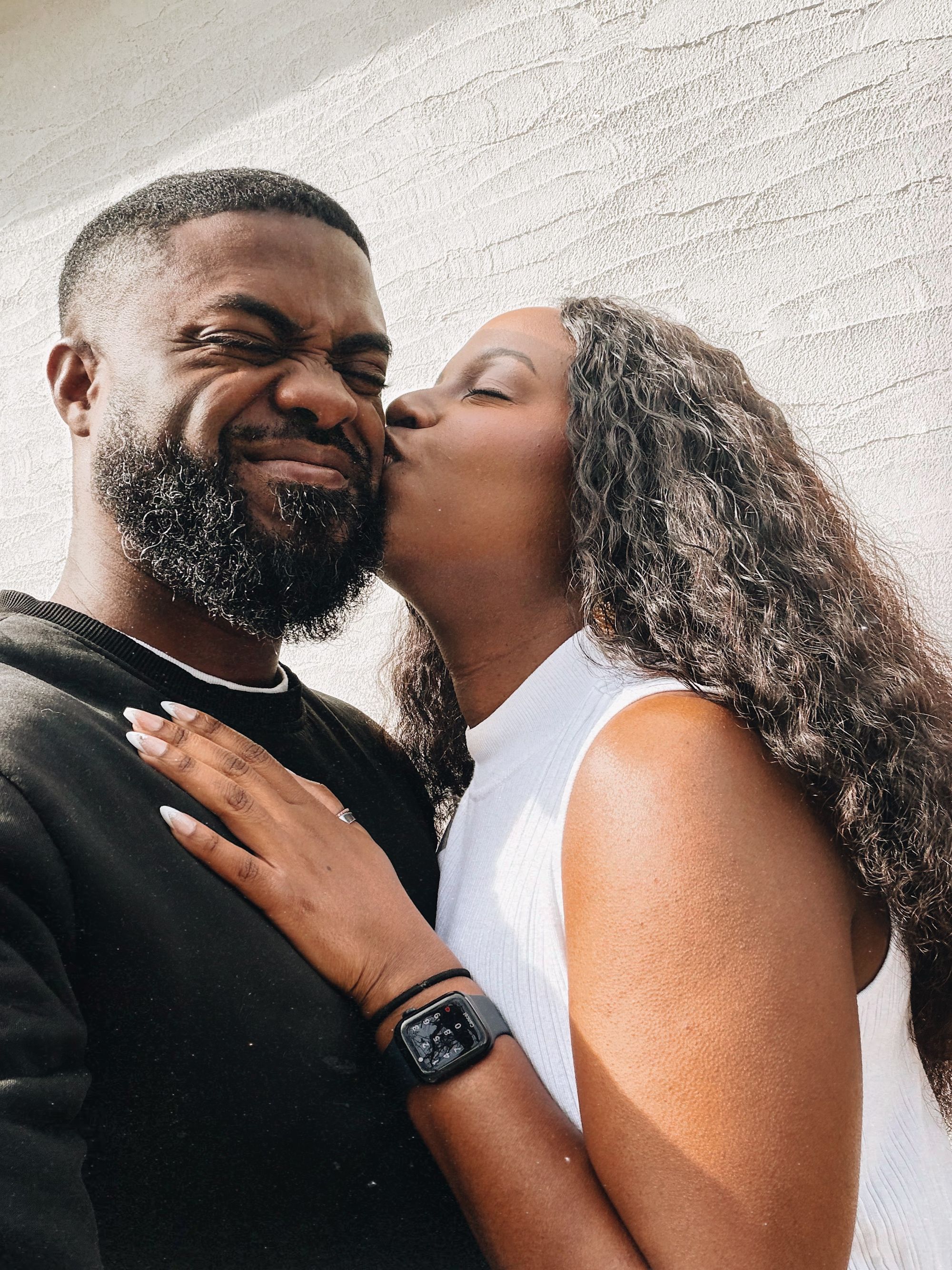 Anthony and Keren Frazier together, a warm candid portrait
